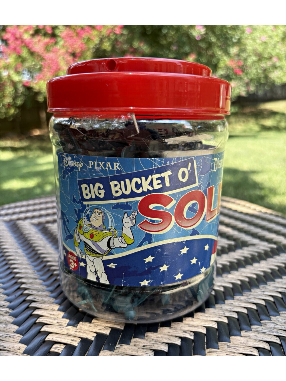 Disney/Pixar Big Bucket Oโ Soldiers Infantry Toy Soldier Figures Plastic